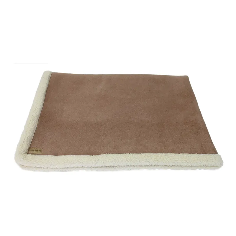 Earthbound Sherpa Fleece Pet Blanket Camel-1