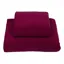 Earthbound Stitched Fleece Blanket Burgundy and Burgundy Thread