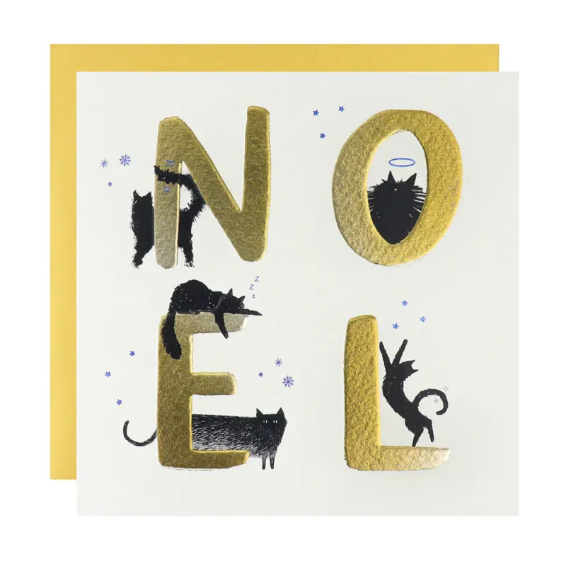 Cardology Noel Christmas Cats Card