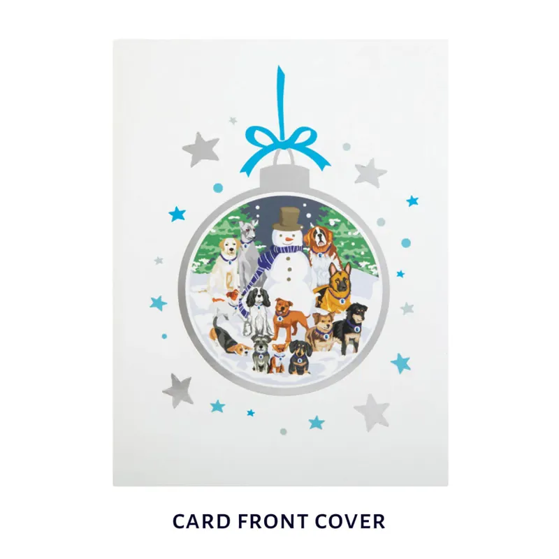 Cardology Christmas Dog Pop-Up Card-2