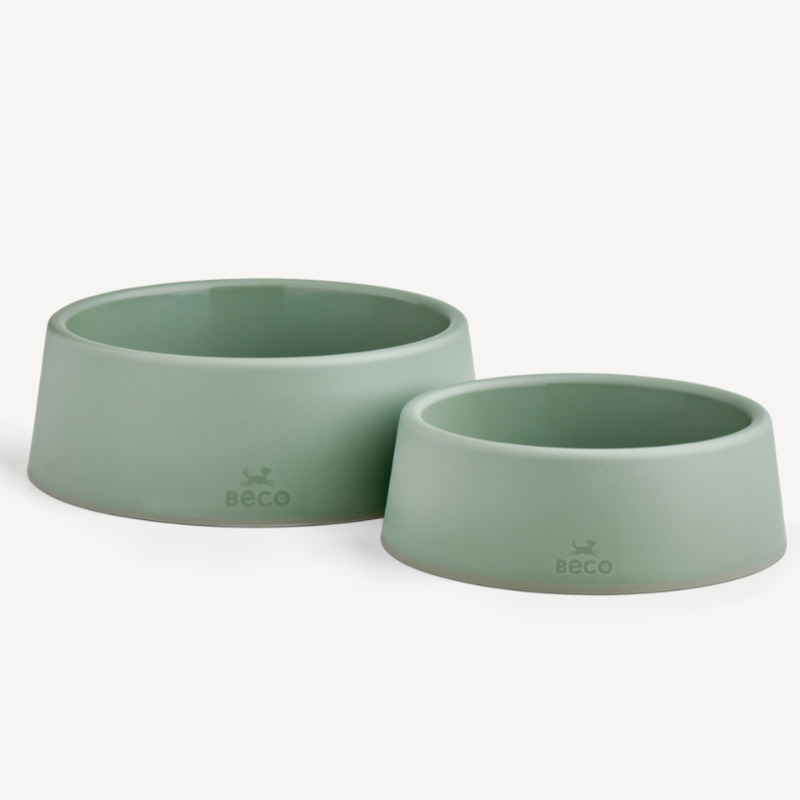Beco Steady Dog Bowl Green-1