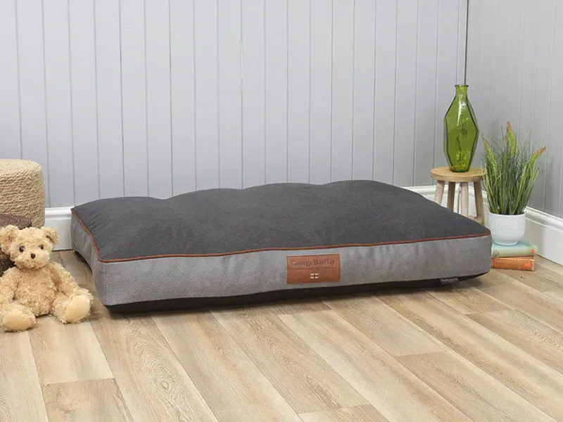George Barclay Hythe Dog Mattress Silver Tarnish X-Large