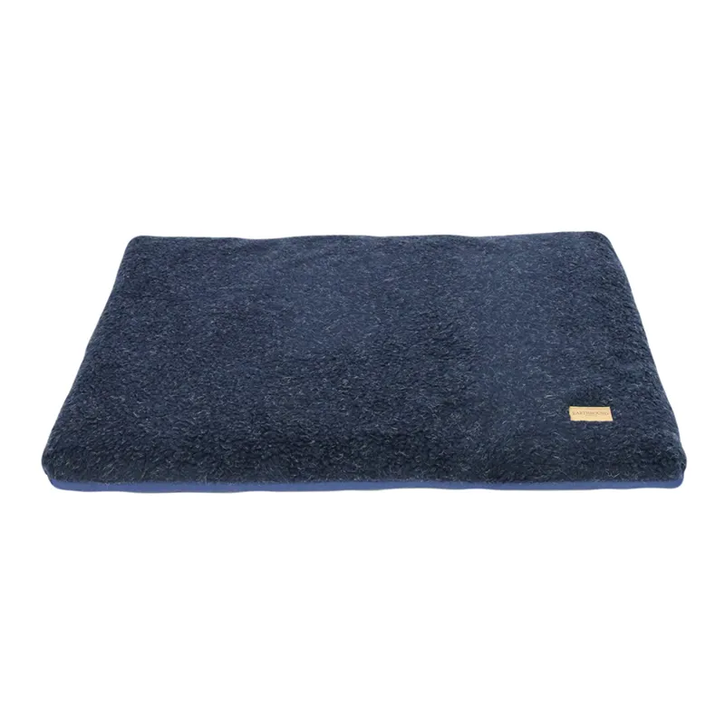 Earthbound Crate Mat Removable Sherpa Waterproof Navy-1