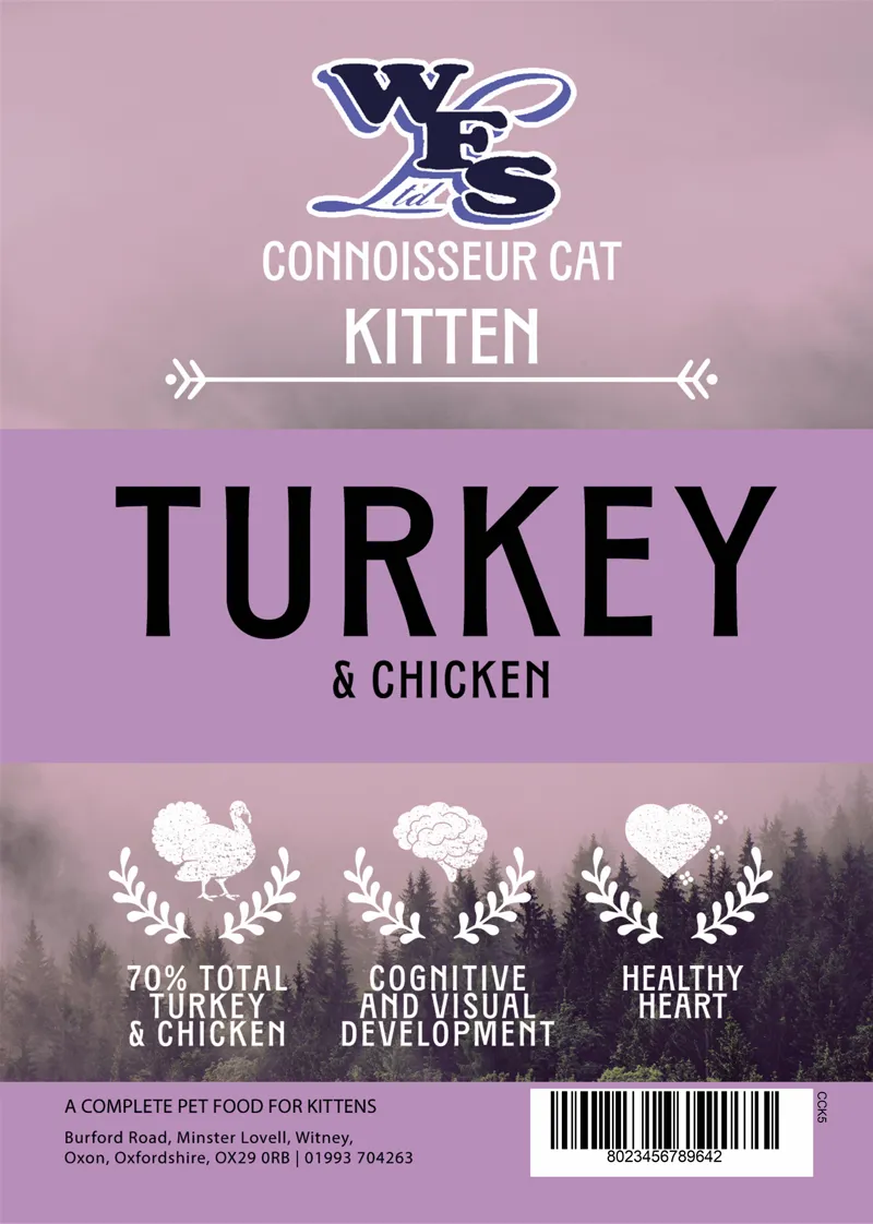 WFS Connoisseur Kitten Turkey and Chicken