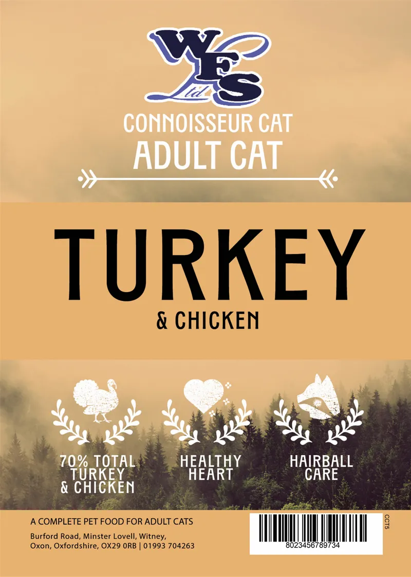 WFS Connoisseur Cat Adult Turkey and Chicken