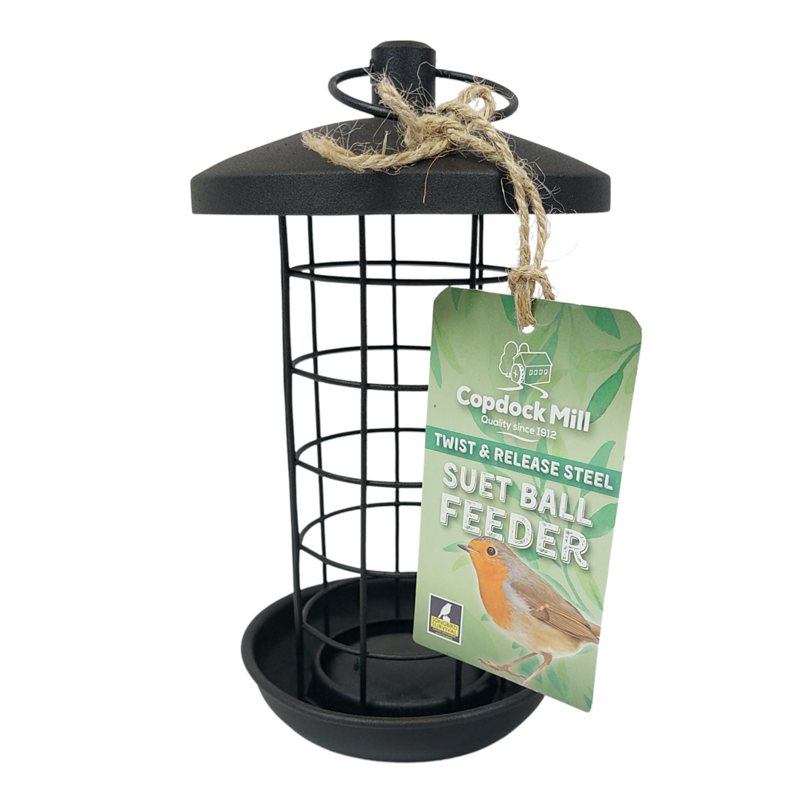 Copdock Mill Twist and Release Steel Suet Ball Feeder-1