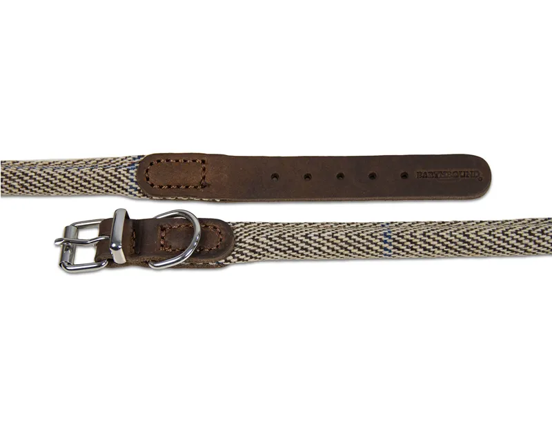 Earthbound Rolled Traditional Tweed Collar Beige-1