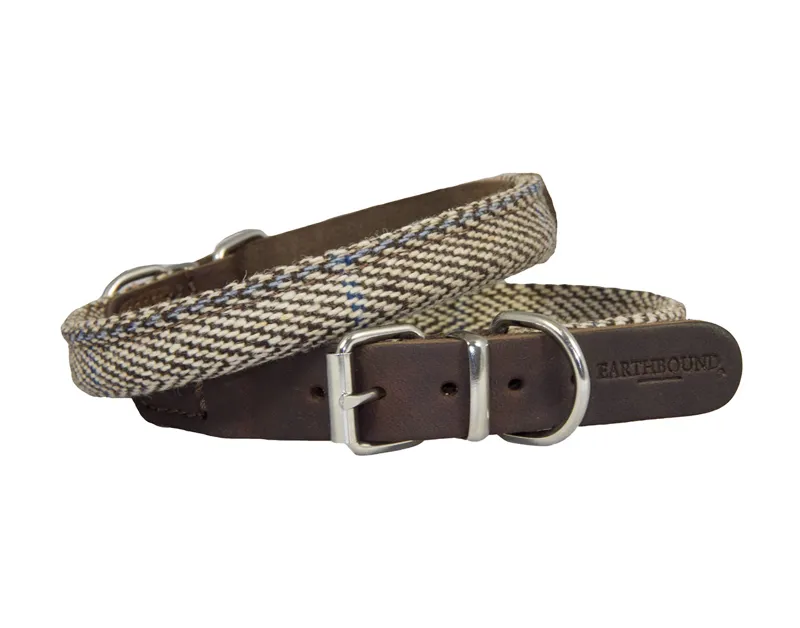 Earthbound Rolled Traditional Tweed Collar Beige