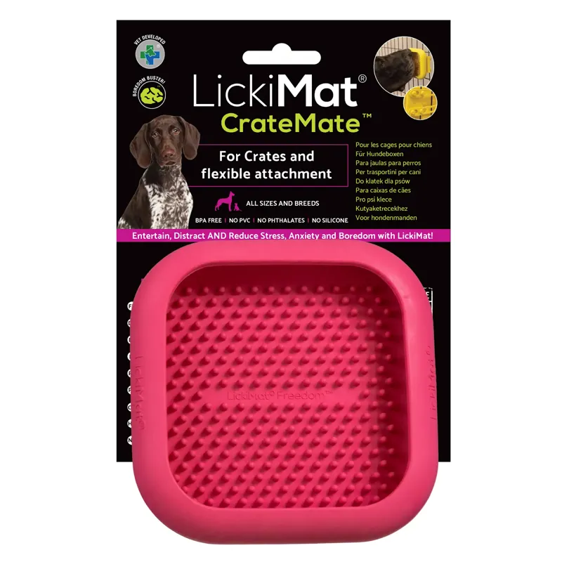 Lickimat Crate Mat Pink