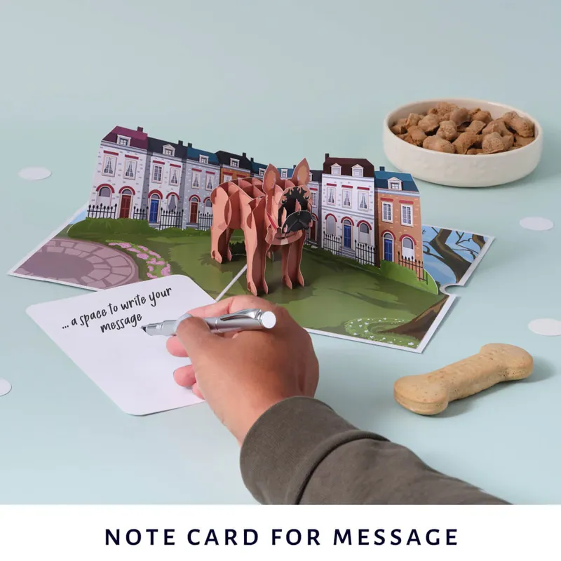Cardology French Bulldog Pop-Up Card-1