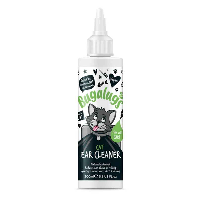 Bugalugs Cat Soothing Ear Cleaner 200ml