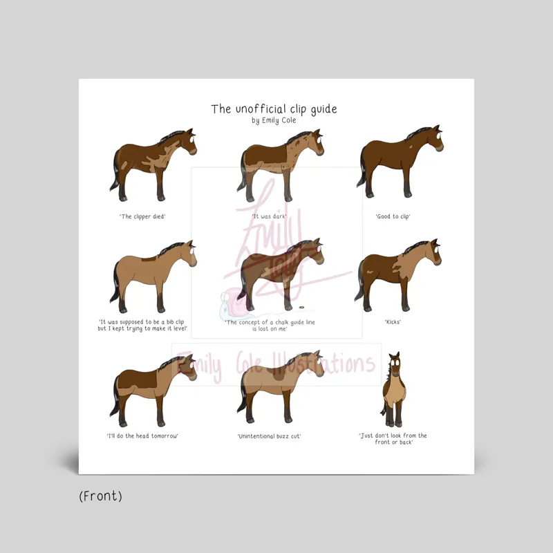 Emily Cole 'Unofficial Clip Guide' Greeting Card