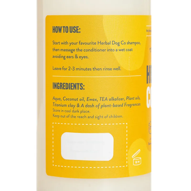 Herbal Dog Co. Coconut Natural Conditioner 250ml-2