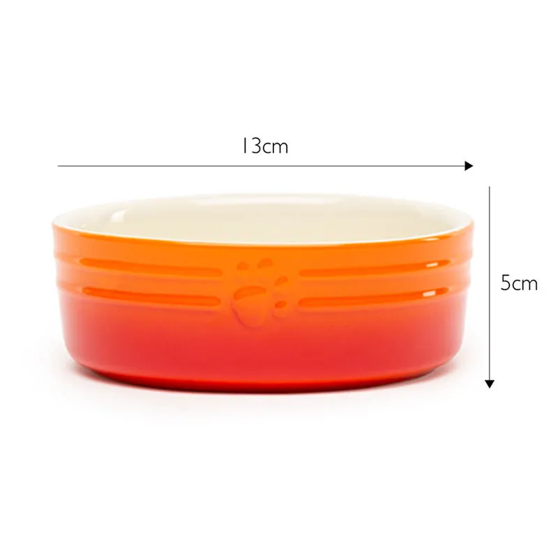 Scruffs Ombre Food Bowl Orange-1