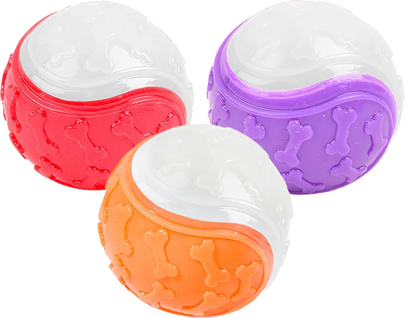 Hem and Boo Glow in the Dark TPR Ball with Squeaker