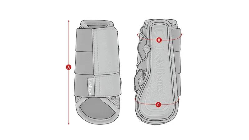 LeMieux Arika Mesh Brushing Boots Fondant-2