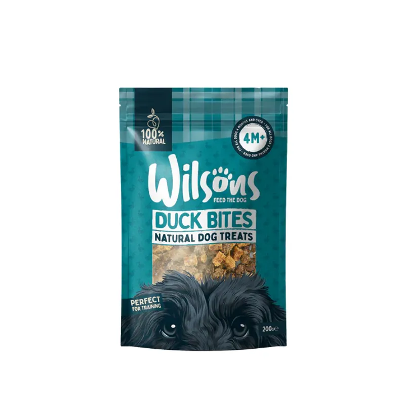 Wilsons Natural Dog Treats Duck Bites