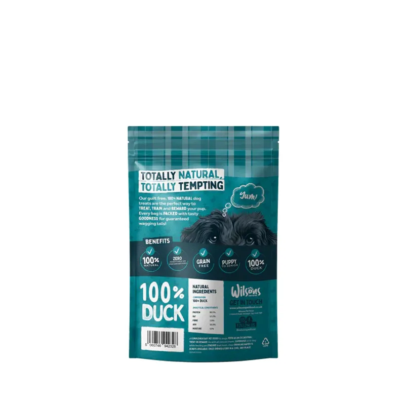 Wilsons Natural Dog Treats Duck Bites-1