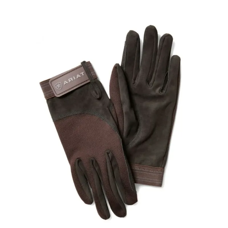 Ariat Tek Grip Gloves Brown