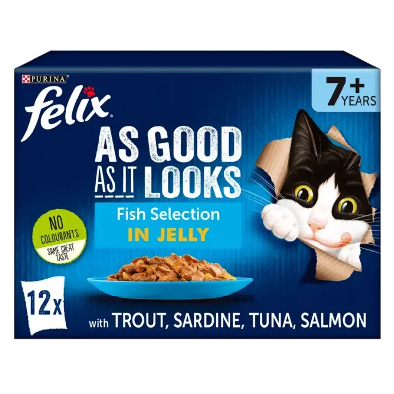 Felix AGAIL Kitten Fish in Jelly 12x85g