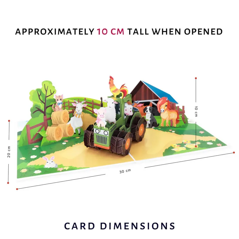 Cardology Farmyard Animals Pop-Up Card-3