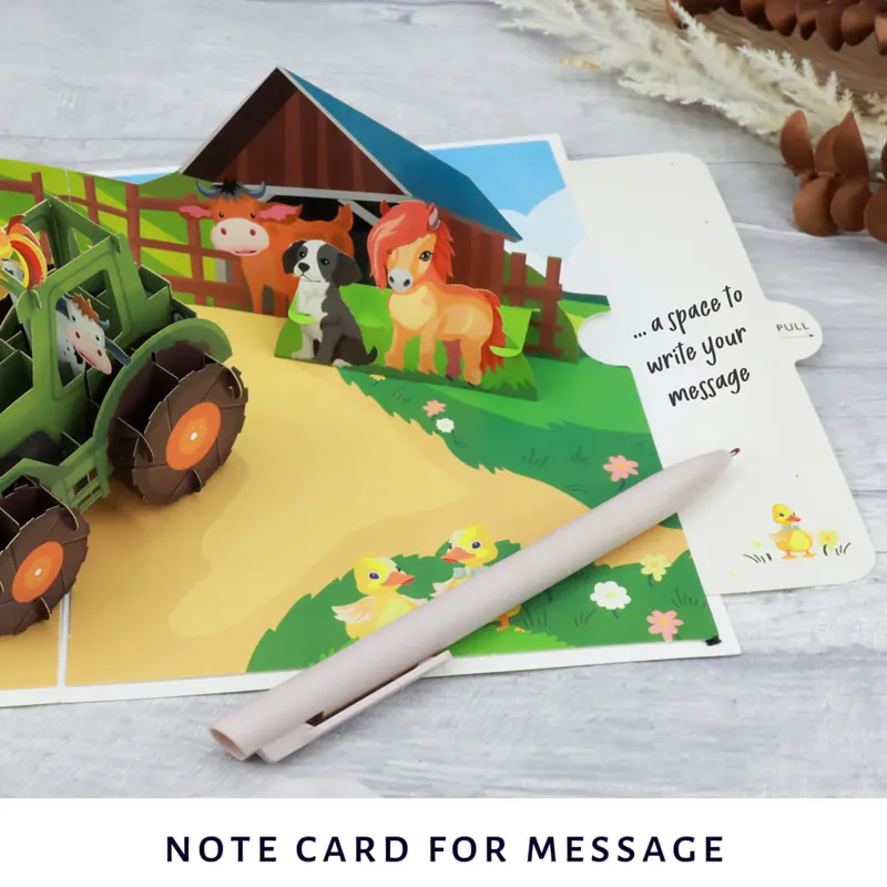 Cardology Farmyard Animals Pop-Up Card-1