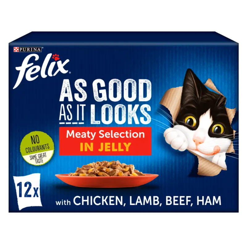 Felix AGAIL Meat Selection in Jelly 12 Pack