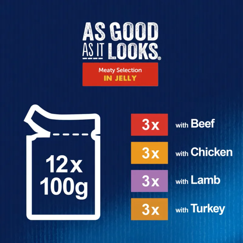 Felix AGAIL Meat Selection in Jelly 12 Pack-1