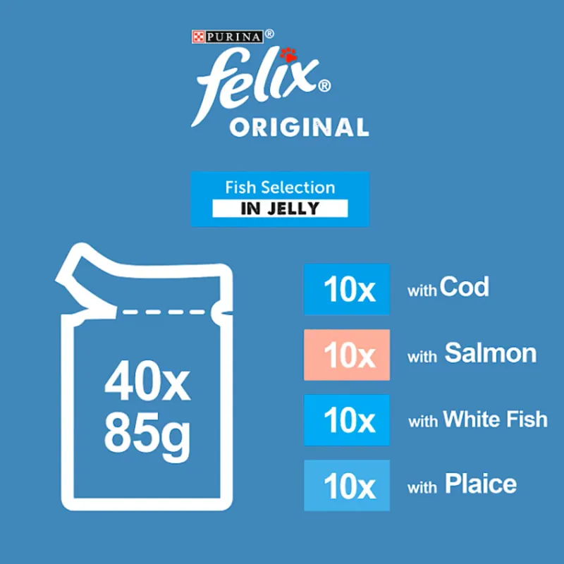 Felix Fish Selection in Jelly 40 Pack-1