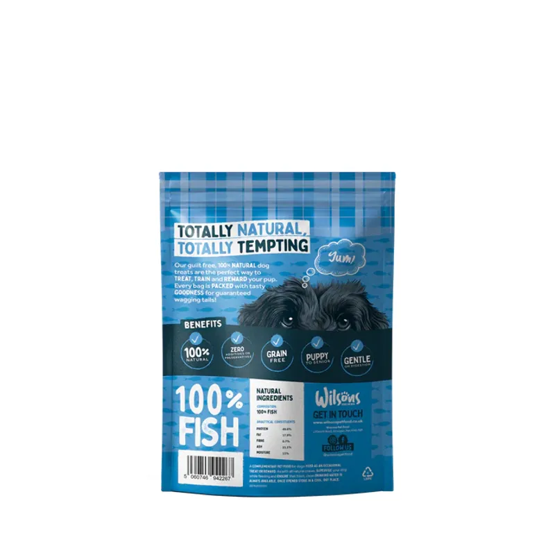Wilsons Natural Dog Treats Fish Bites-1