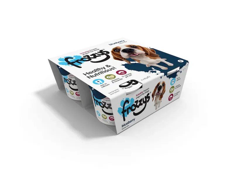 Frozzys Frozen Yogurt Blueberry 4pk