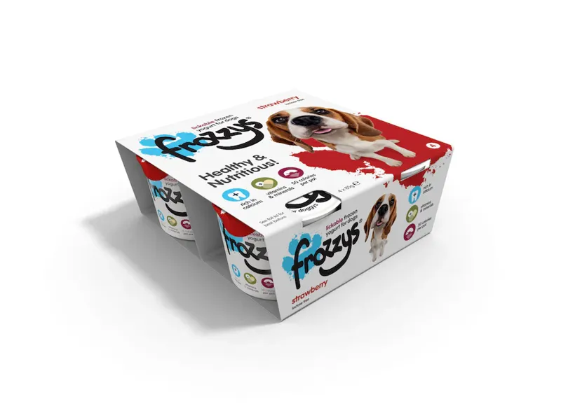 Frozzys Frozen Yogurt Strawberry 4pk