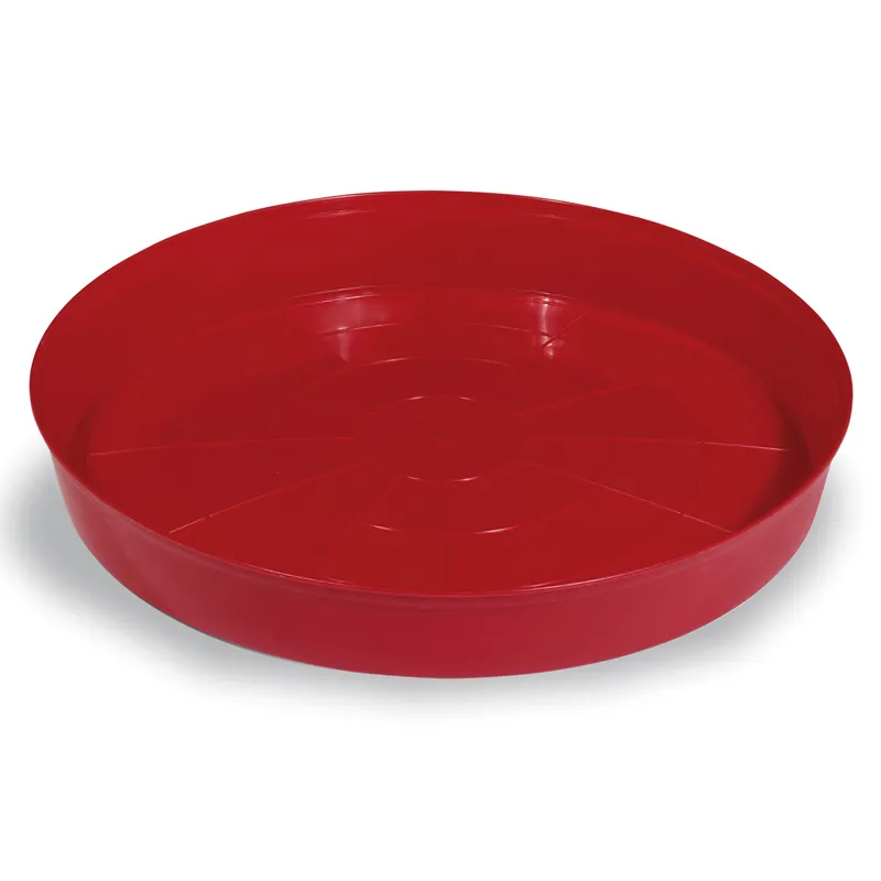 Gaun Chick Tray Feeder Red