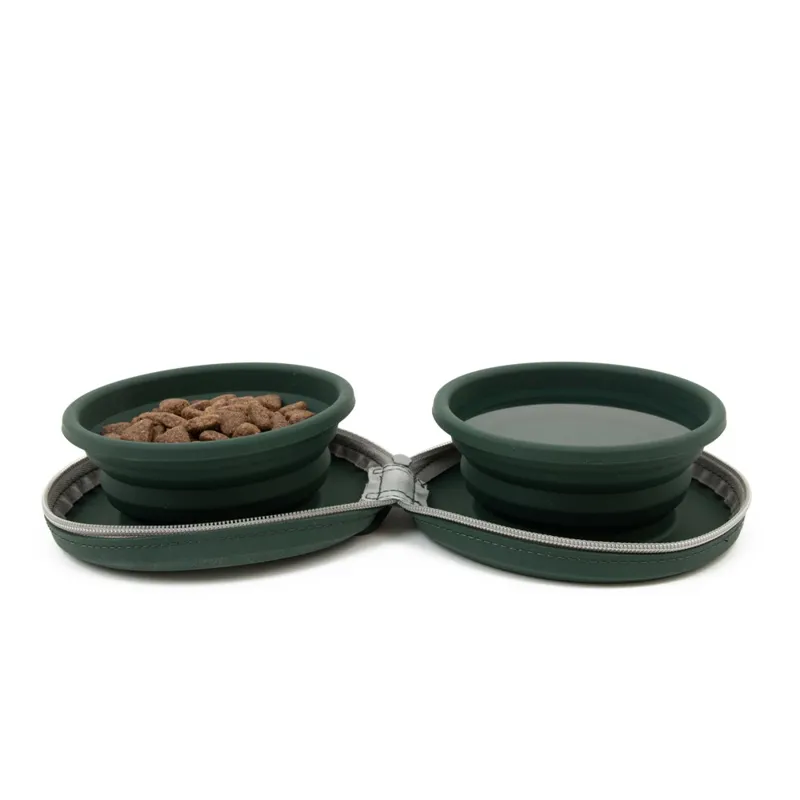 Great and Small Active Double Travel Bowl-3