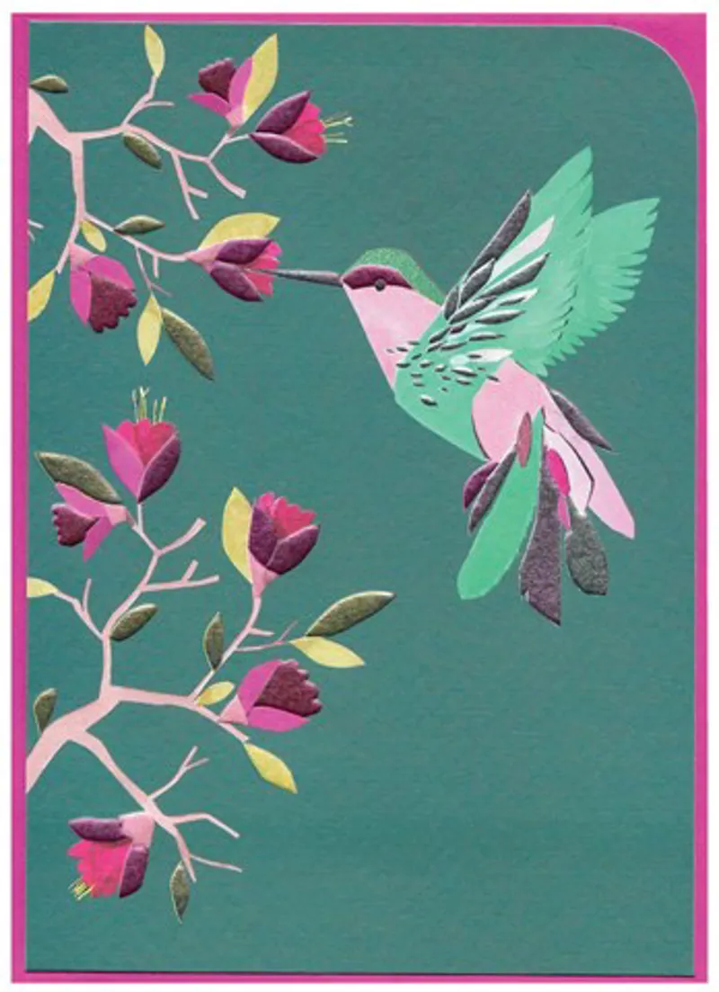 Gypsy Hummingbird Blank Card