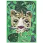 Gypsy Leopard in Foliage Blank Card