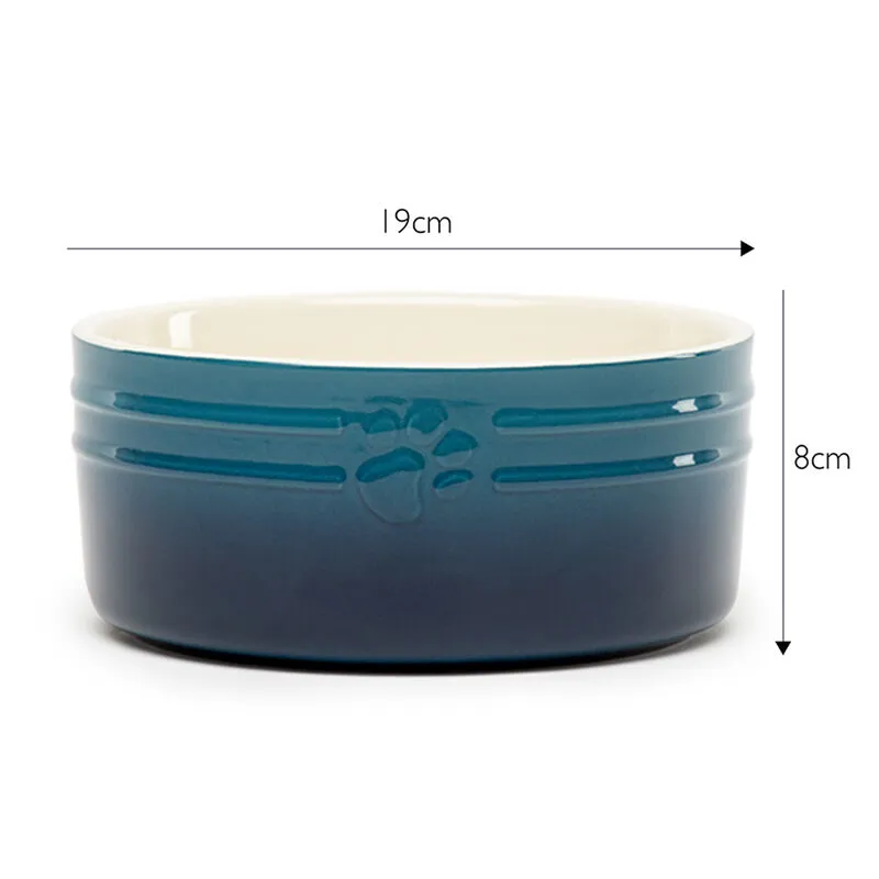 Scruffs Ombre Food Bowl Blue-3