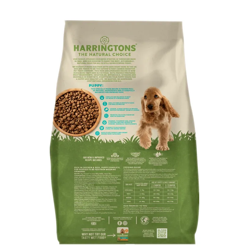 Harringtons Puppy Turkey and Rice 10kg-1
