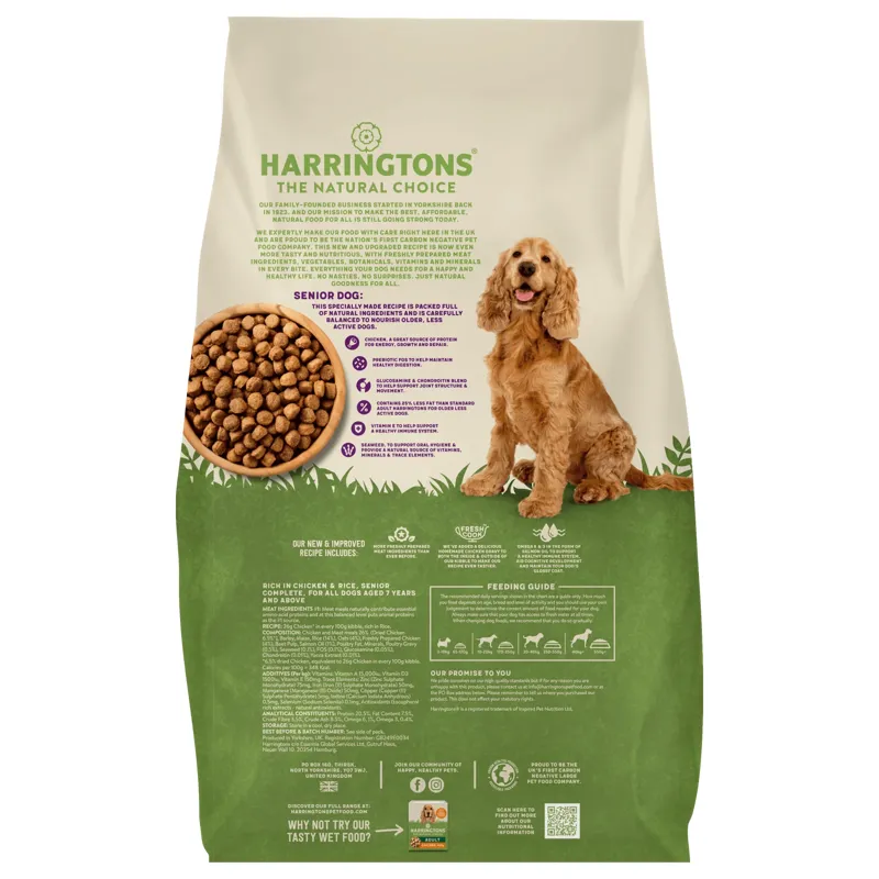 Harringtons Senior Dog Chicken and Rice 12kg-1