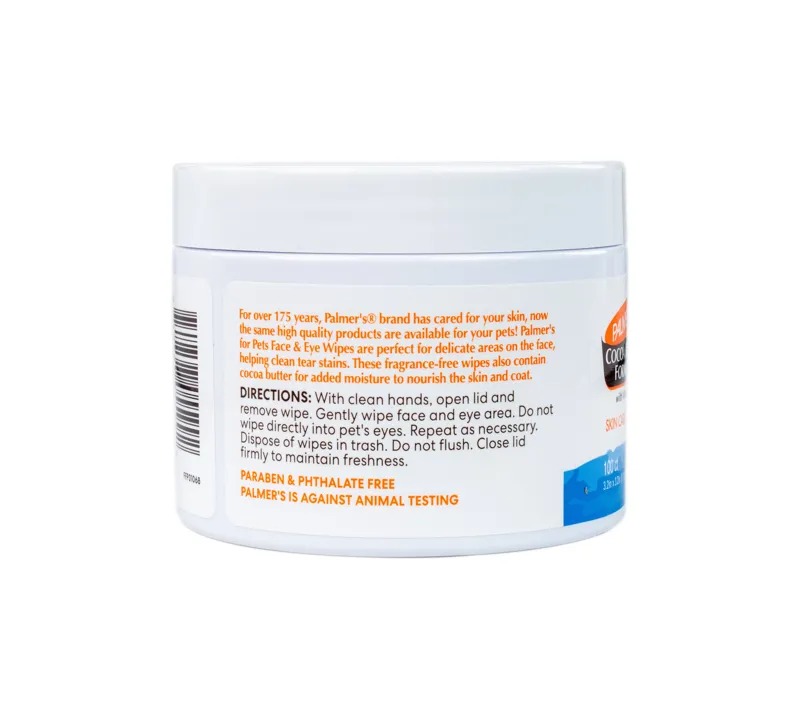 Palmer's for Pets Facial Cleansing Pads with Cocoa Butter 100pk-2