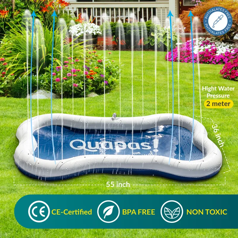 Quapas! Dog Splash Sprinkle Mat