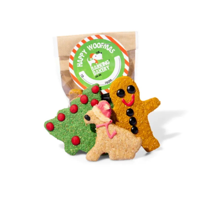 The Barking Bakery Yappy Woofmas Cheesy Biscuits 60g