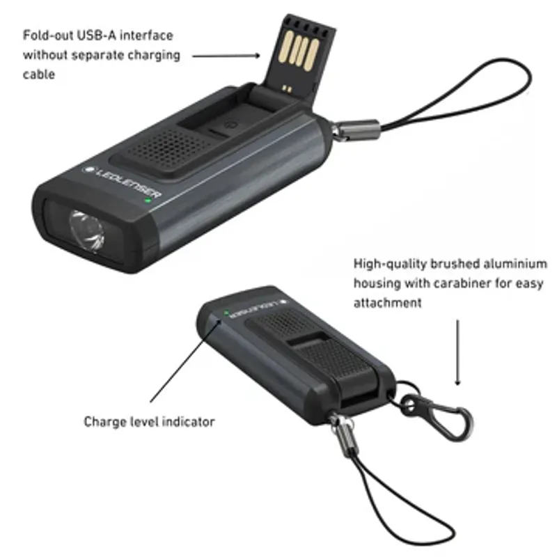 Ledlenser Safety Key-Ring Floodlight and Alarm-2