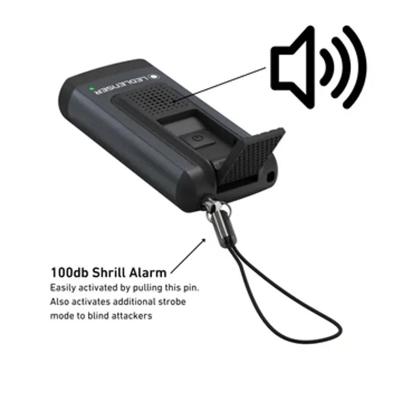 Ledlenser Safety Key-Ring Floodlight and Alarm-1