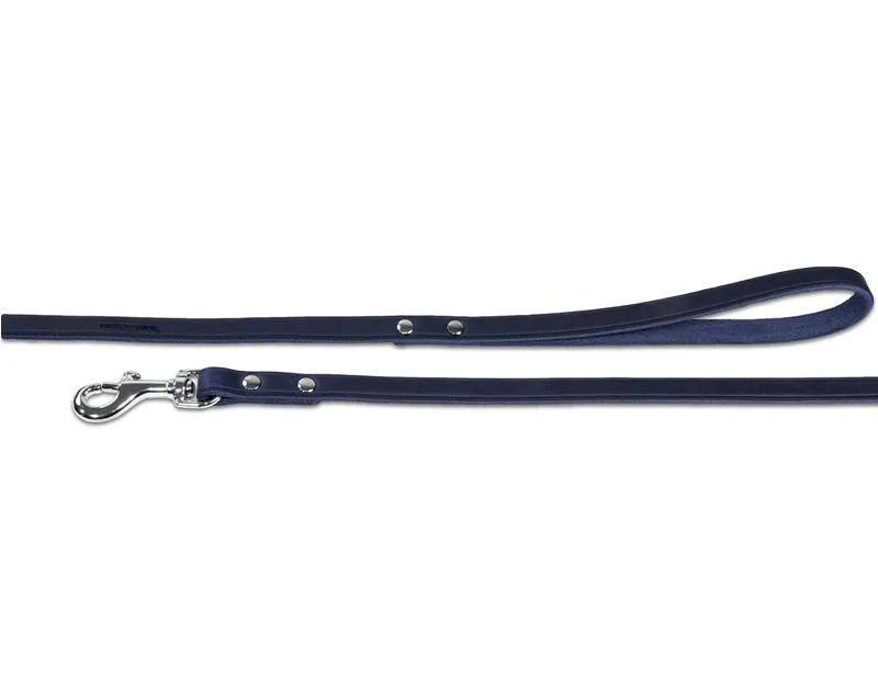 Earthbound Soft Country Leather Lead Navy-1