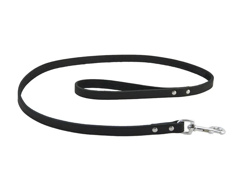 Earthbound Soft Country Leather Lead Black