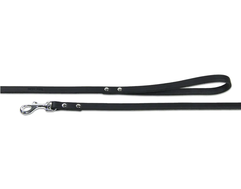 Earthbound Soft Country Leather Lead Black-1