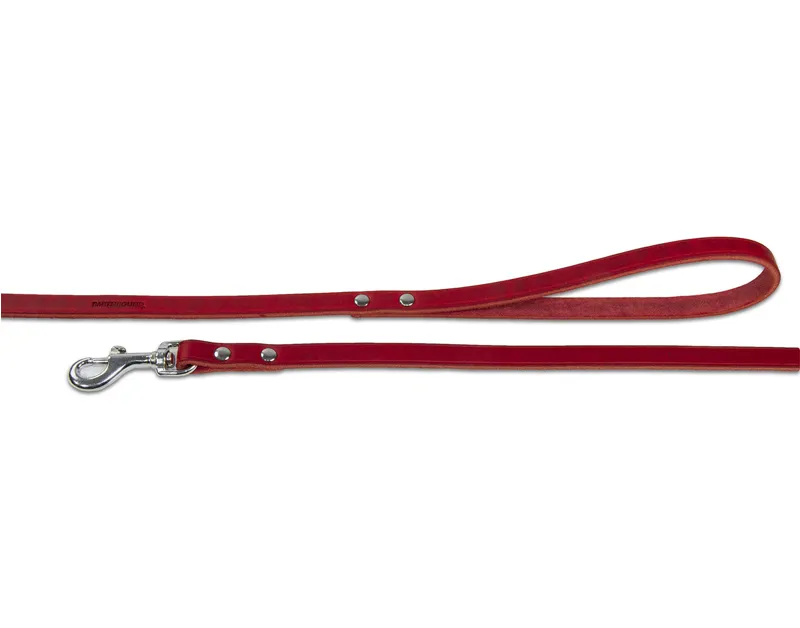 Earthbound Soft Country Leather Lead Red-1