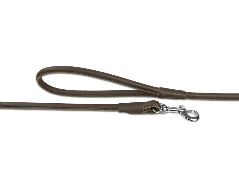 Earthbound Rolled Leather Lead Brown-1