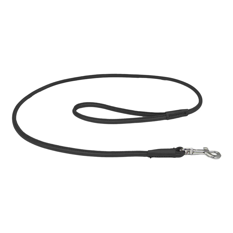 Earthbound Rolled Leather Lead Black